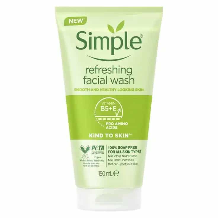 Simple Kind to Skin Refreshing Facial Gel Wash – 150ml