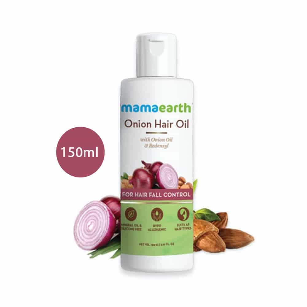 Mamaearth Onion Hair Oil with Redensyl (150ml)
