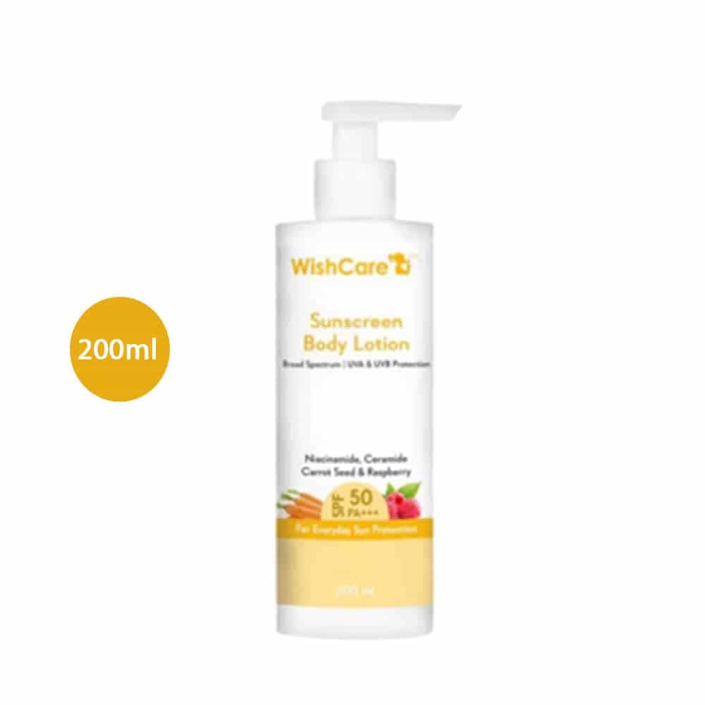 WishCare SPF 50 Sunscreen Body Lotion PA+++ 200ml
