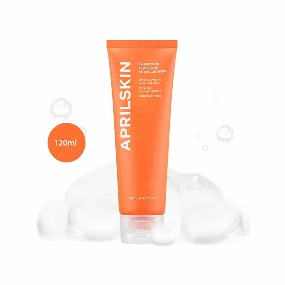 APRILSKIN Carrotene Clarifying Foam Cleanser (120ml)