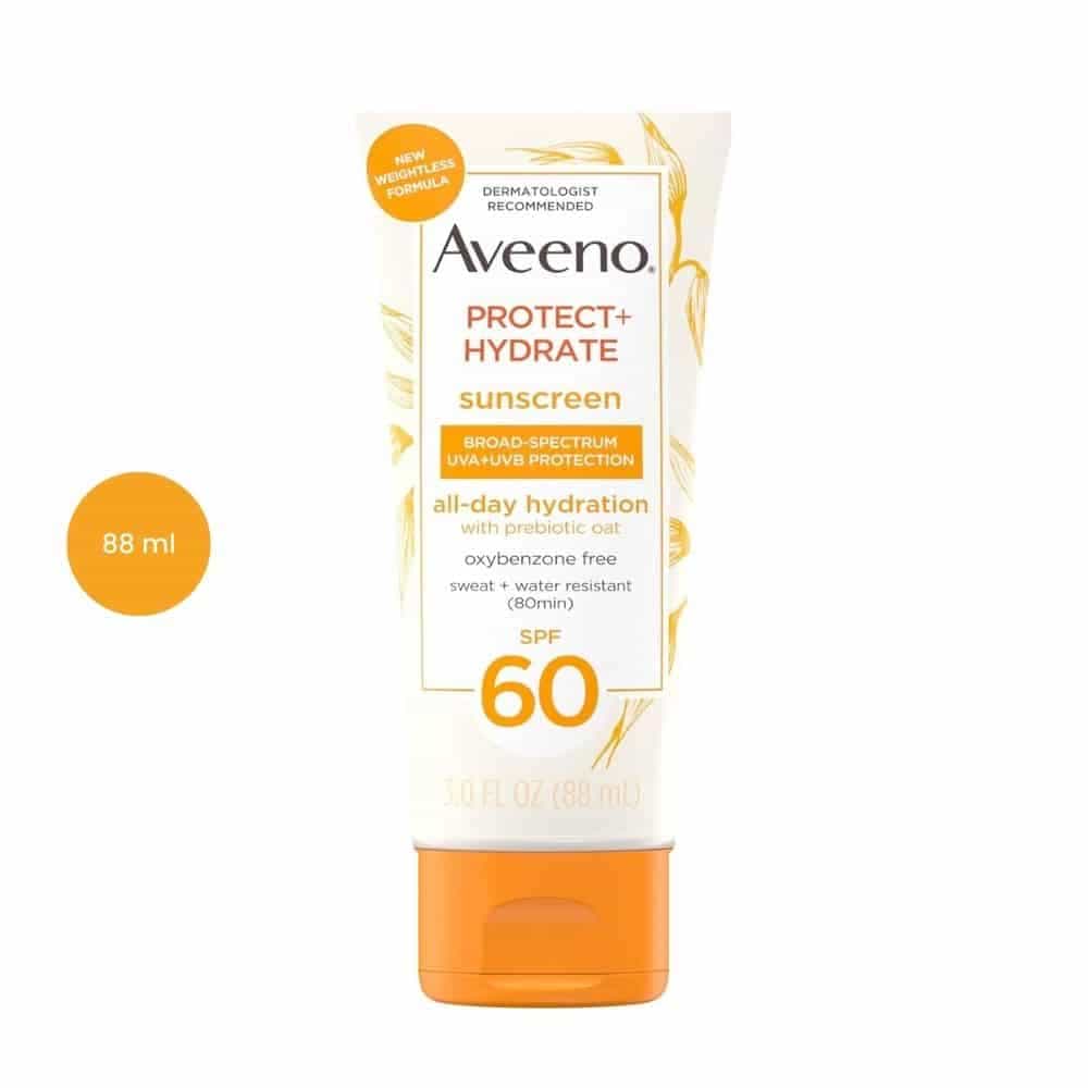 Aveeno Protect + Hydrate Sunscreen SPF60 (88 ml)