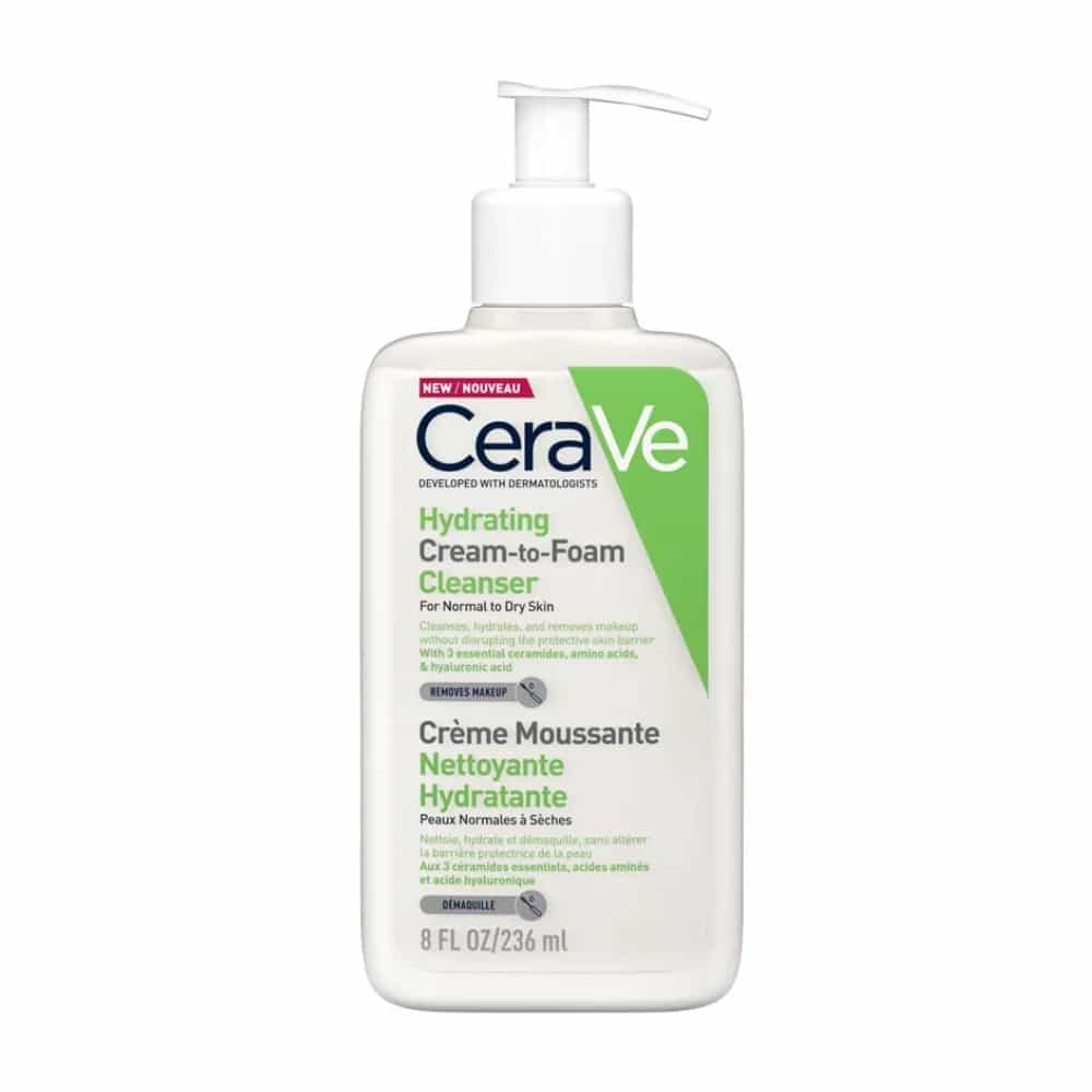 CeraVe Hydrating Cream-To-Foam Cleanser Normal to Dry Skin