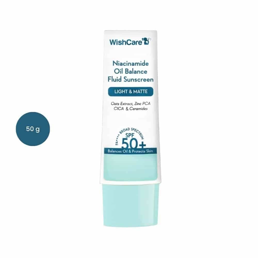 WishCare Niacinamide Oil Balance Fluid Sunscreen SPF50+ PA++++ (50 g)