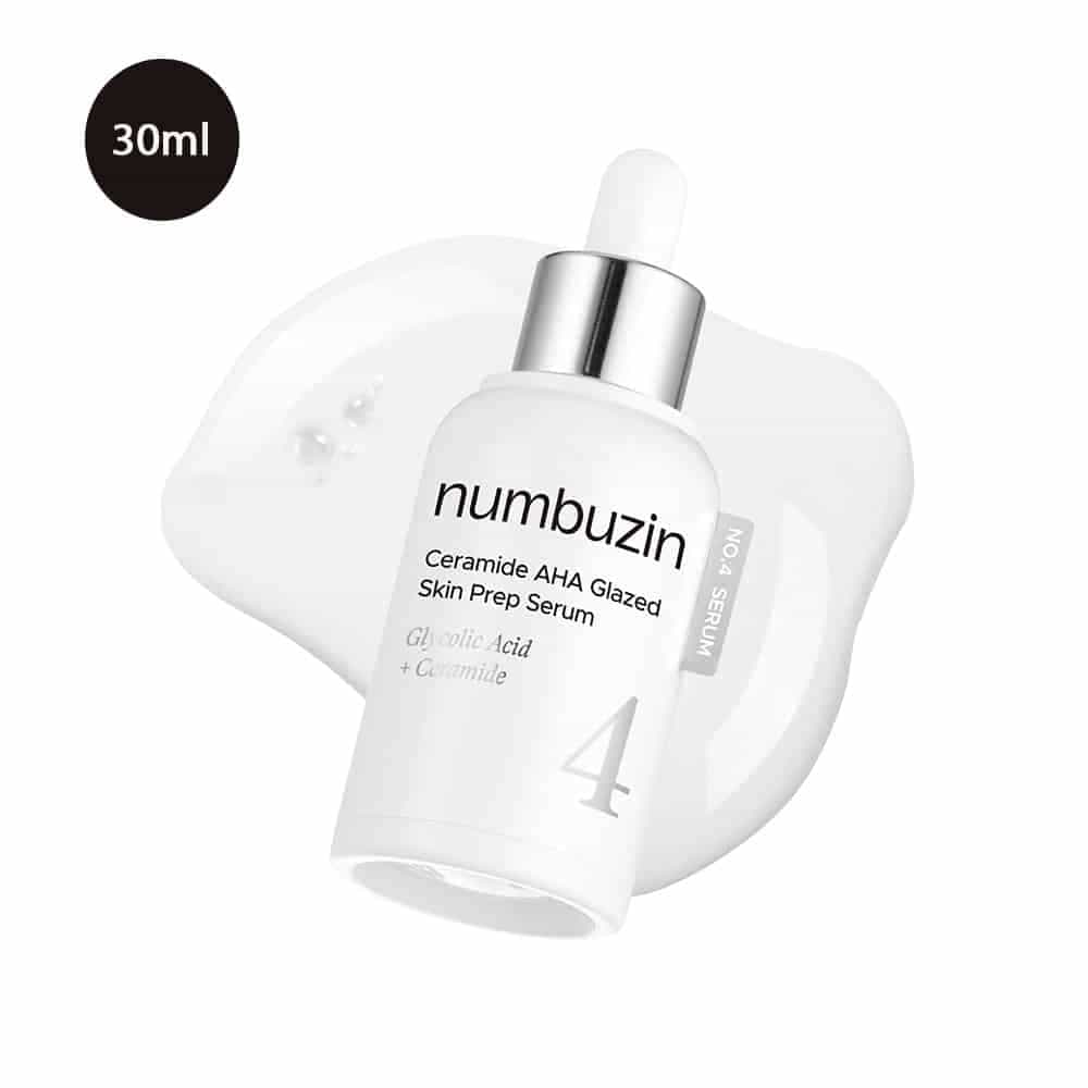 Numbuzin No.4 Ceramide AHA Glazed Skin Prep Serum 30ml