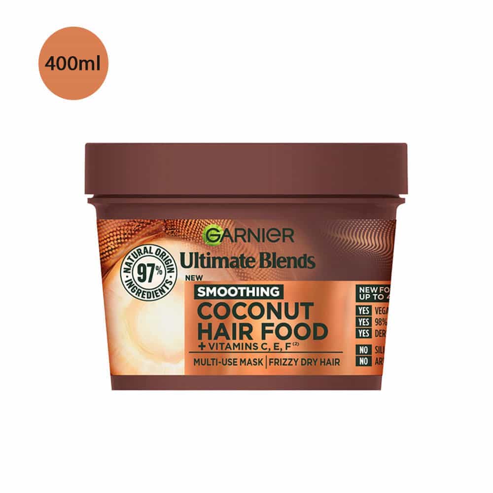 Garnier Hair Food Coconut & Macadamia 3-In-1 Hair Mask – 400ml
