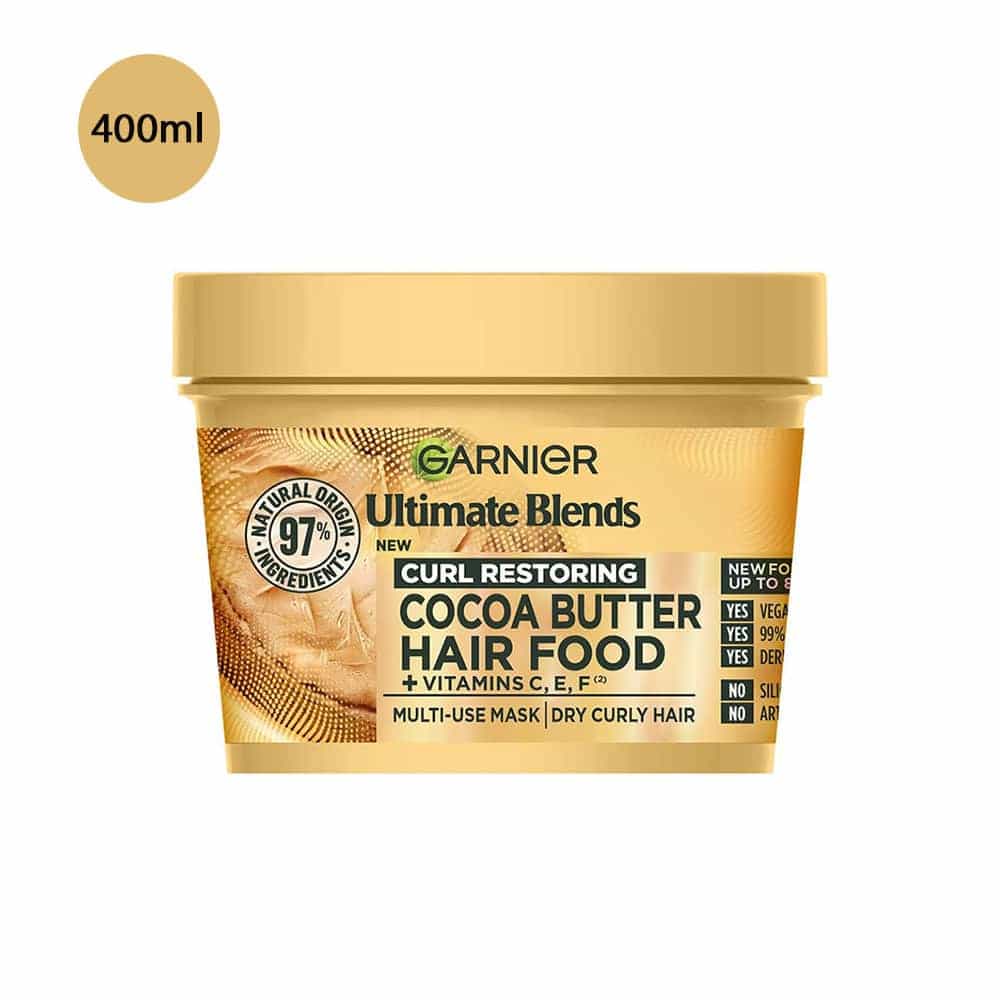 Garnier Ultimate Blends Hair Food Cocoa Butter Hair Mask – 400ml