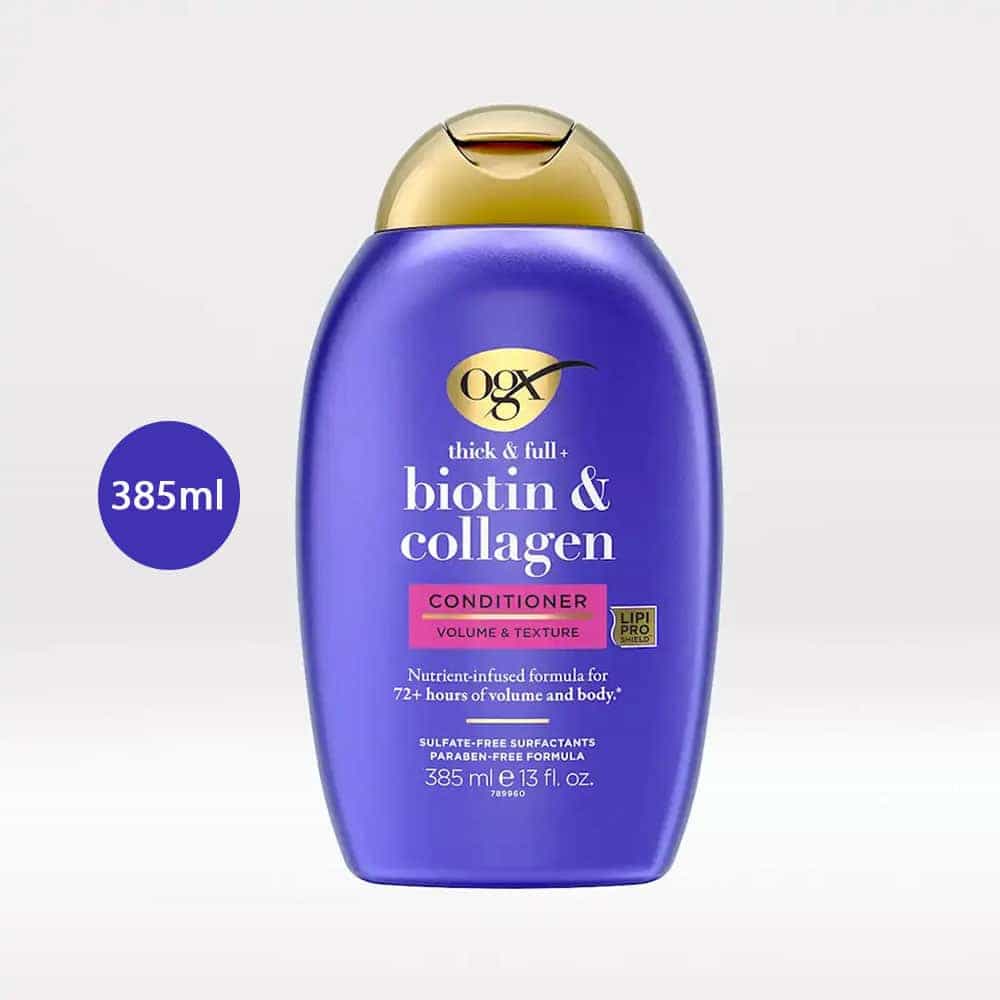 OGX Biotin & Collagen Conditioner VOLUMIZE – 385ml