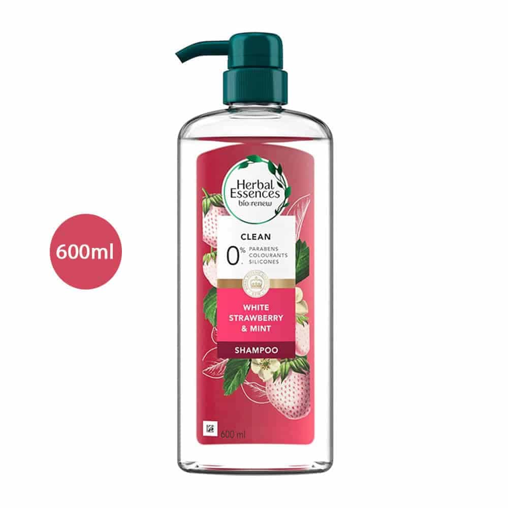 Herbal Essences bio:renew White Strawberry & Mint Shampoo – 600ml