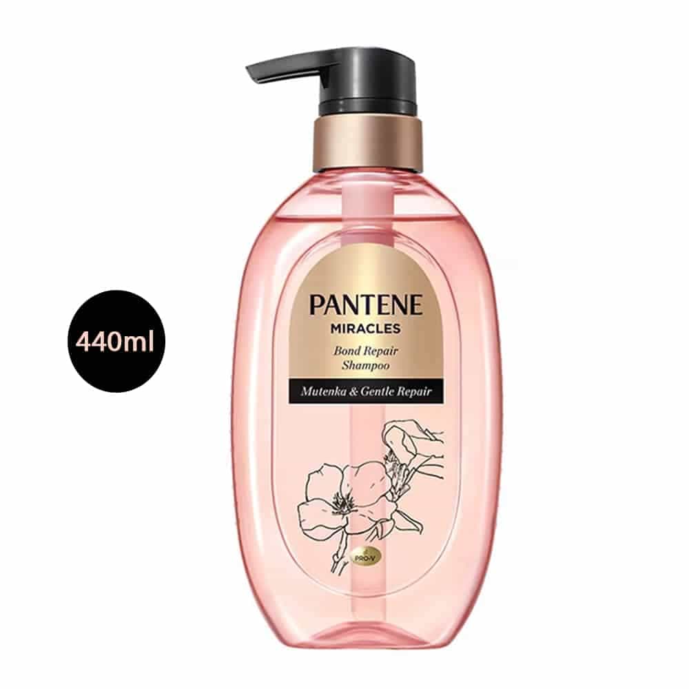 Pantene Miracles Bond Repair Shampoo with Mutenka & Gentle Repair – 440ml