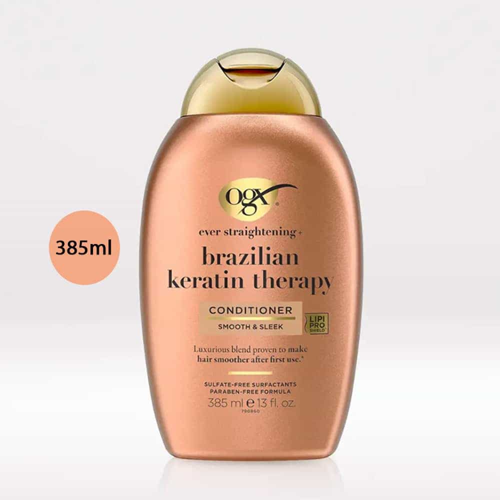 OGX Brazilian Keratin Smooth Conditioner Smooth & Sleek – 385ml