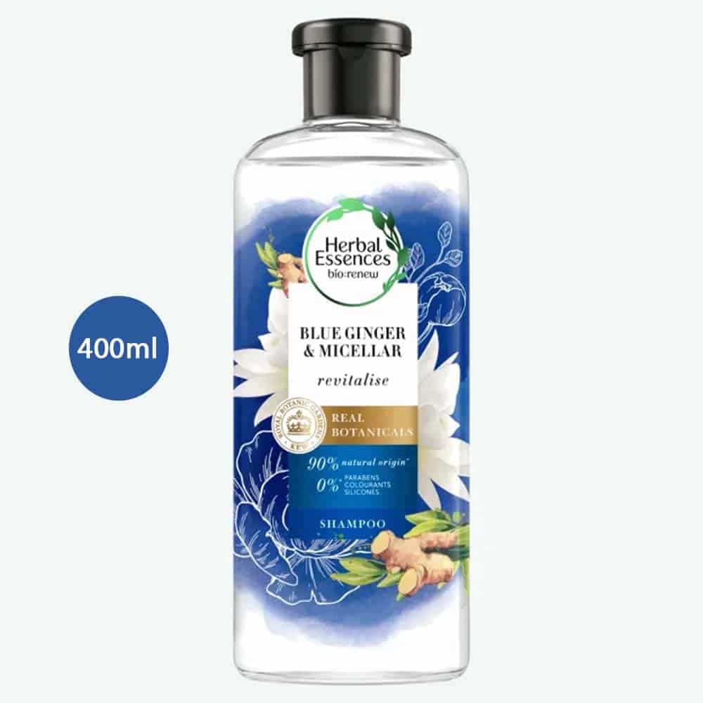 Herbal Essences Blue Ginger & Micellar Water Shampoo – 400ml