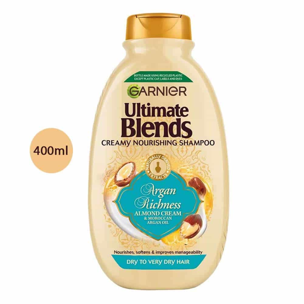 Garnier Ultimate Blends Creamy Nourishing Shampoo Argan Richness – 400ml