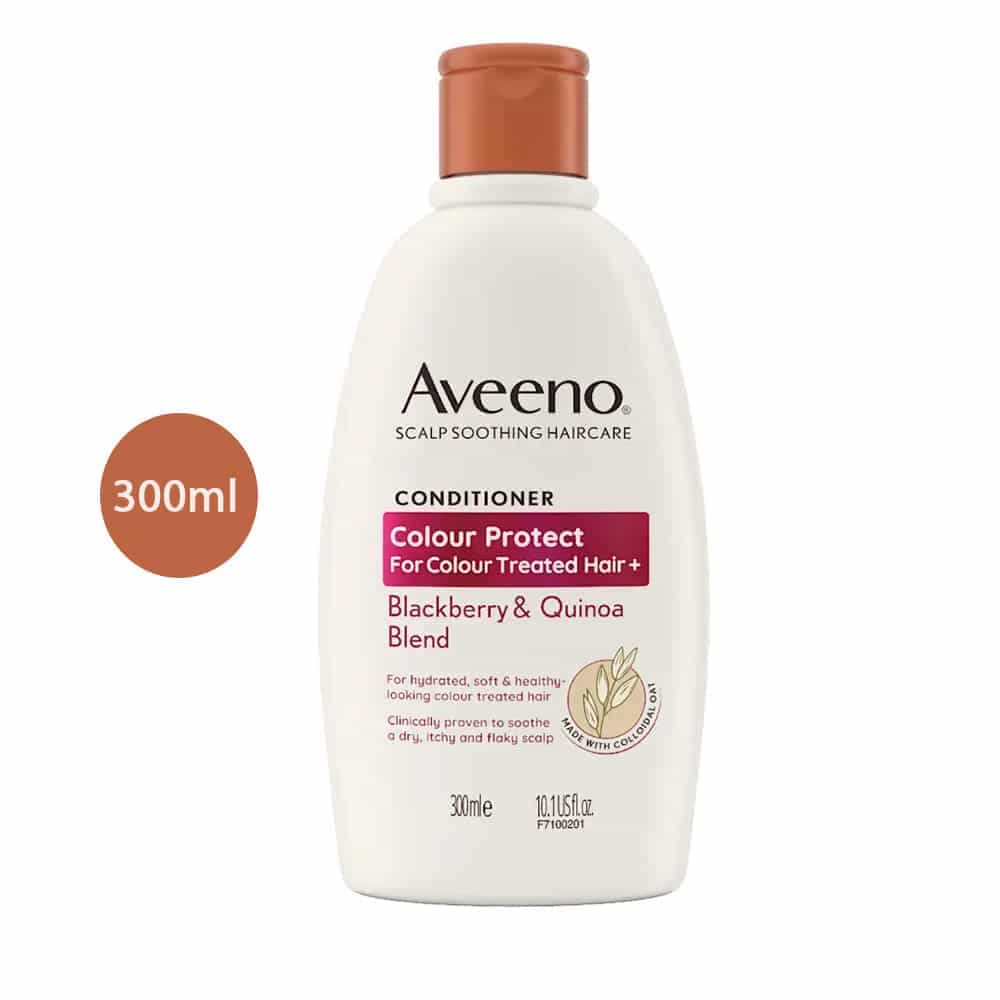 Aveeno Colour Protect+ Blackberry & Quinoa Conditioner For Coloured Hair (300ml)