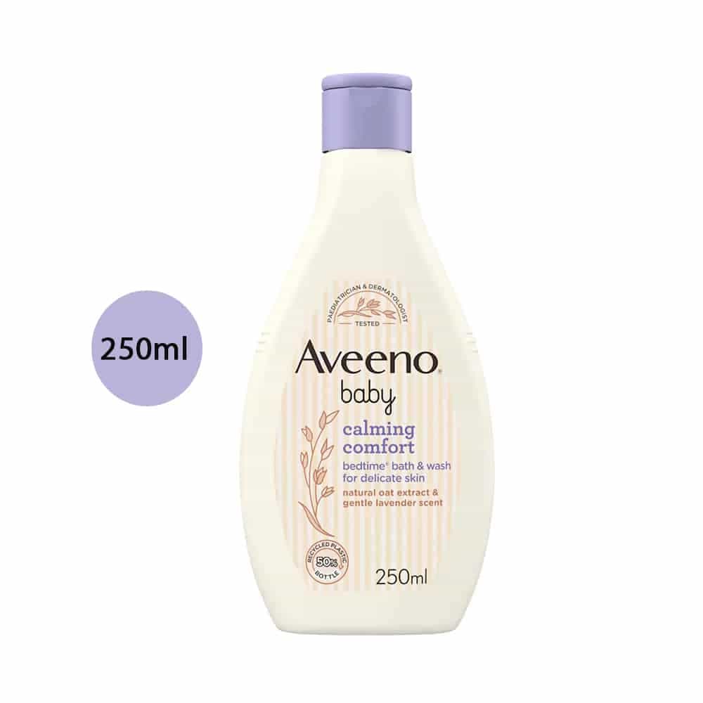 Aveeno Baby Calming Comfort Bedtime Bath & Wash (250ml)