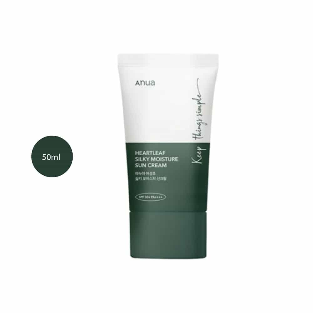Anua Heartleaf Silky Moisture Sunscreen (50ml)
