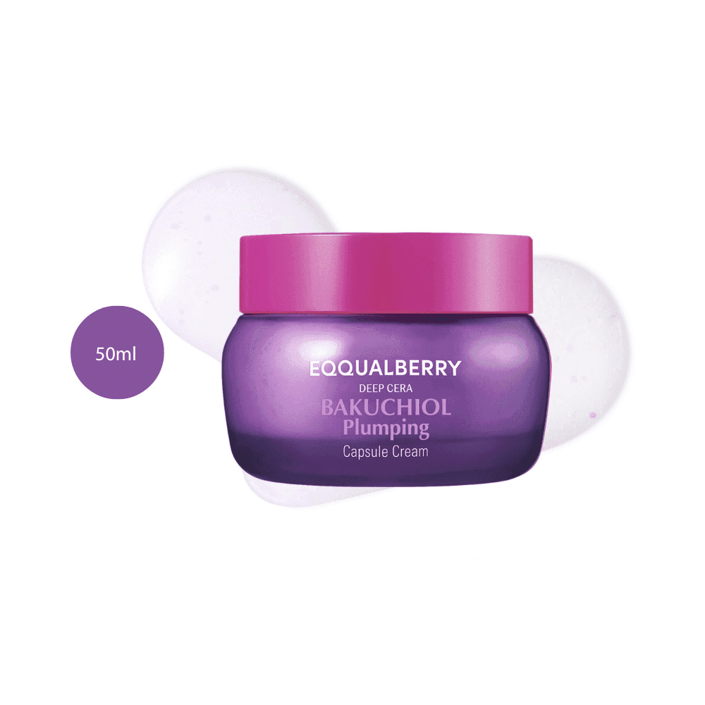 EQQUALBERRY Bakuchiol Plumping Capsule Cream (50ml)