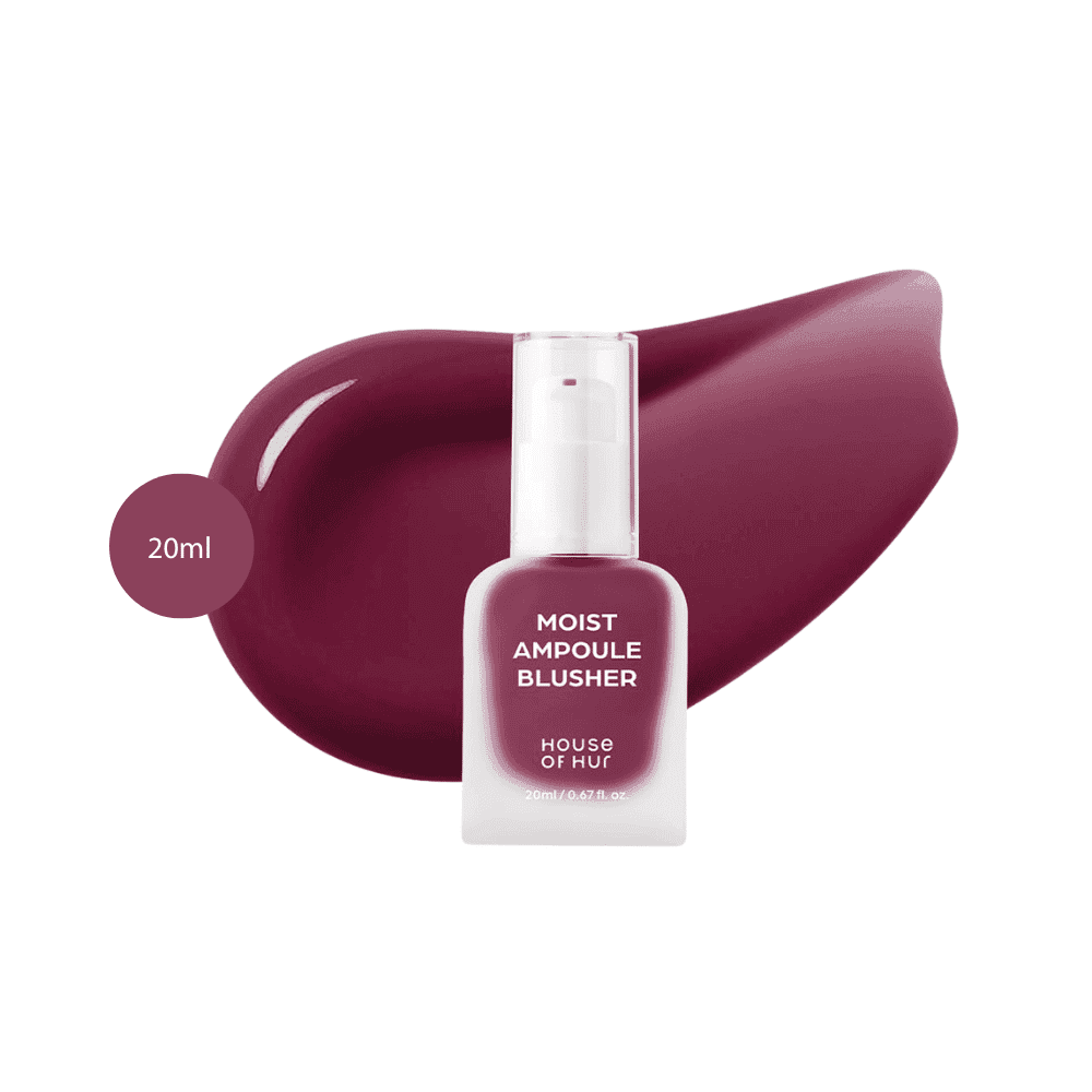 HOUSE OF HUR Moist Ampoule Blusher #08 Berry Purple (20ml)