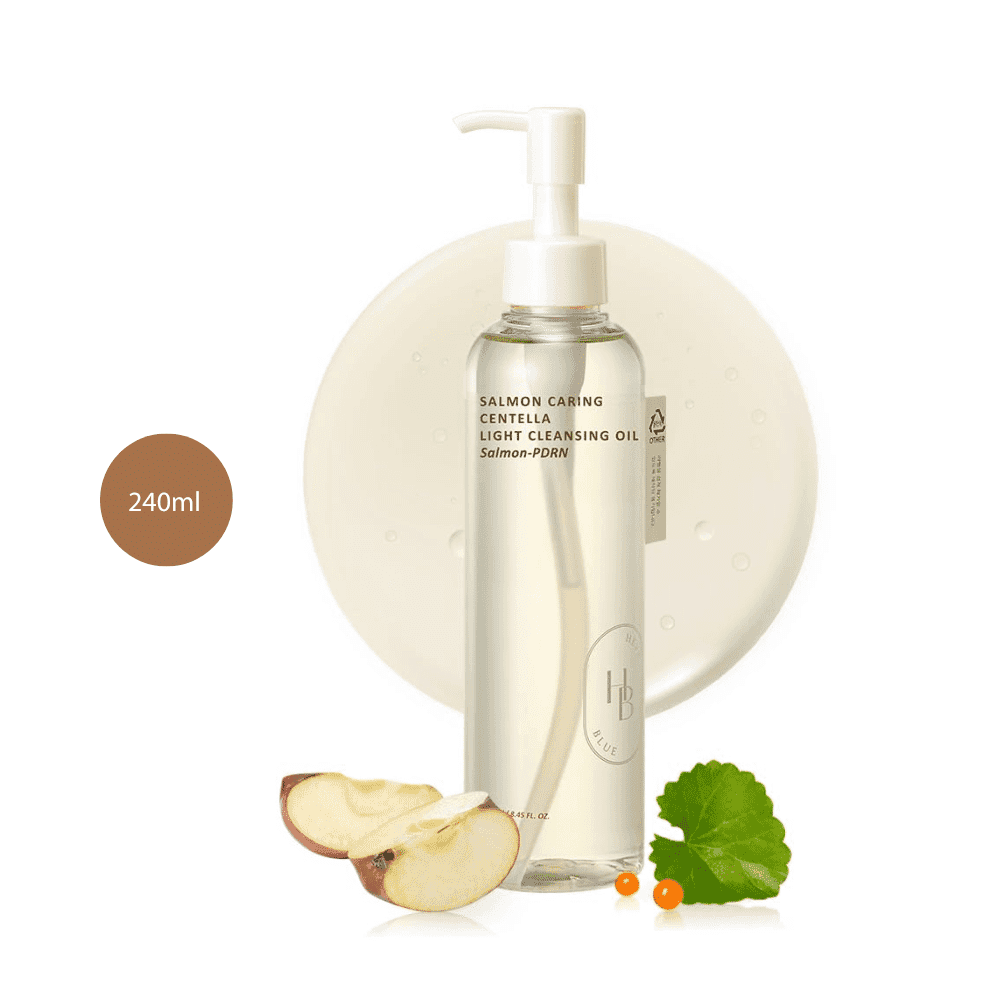 HEVEBLUE Salmon Caring Centella Light Cleansing Oil (240ml)
