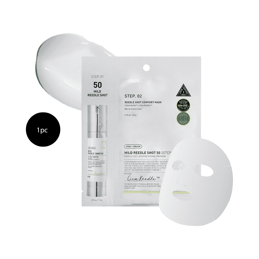 VT Cosmetics Mild Reedle Shot 50 2-Step Mask (20g)