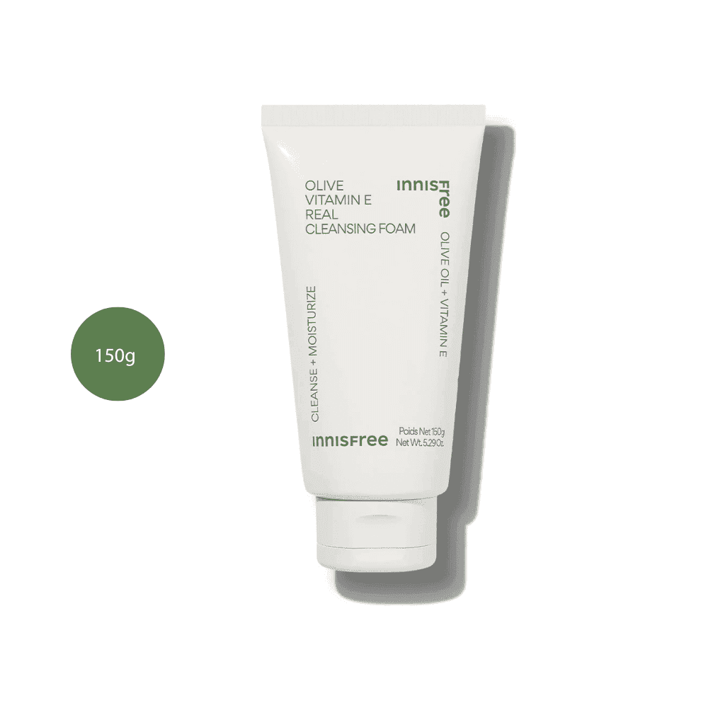 innisfree Olive Vitamin E Real Cleansing Foam (150g)