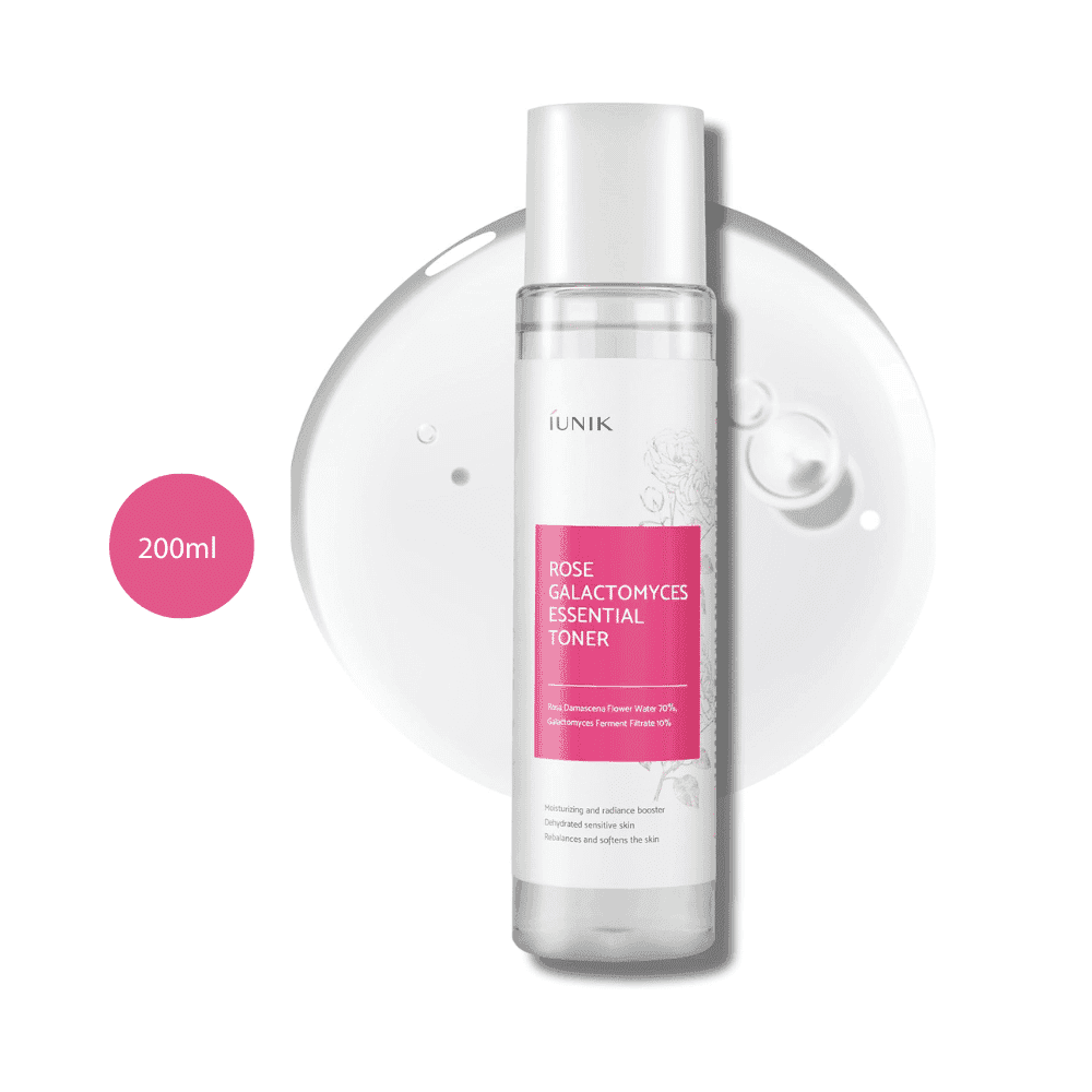 iUNIK Rose Galactomyces Essential Toner (200ml)