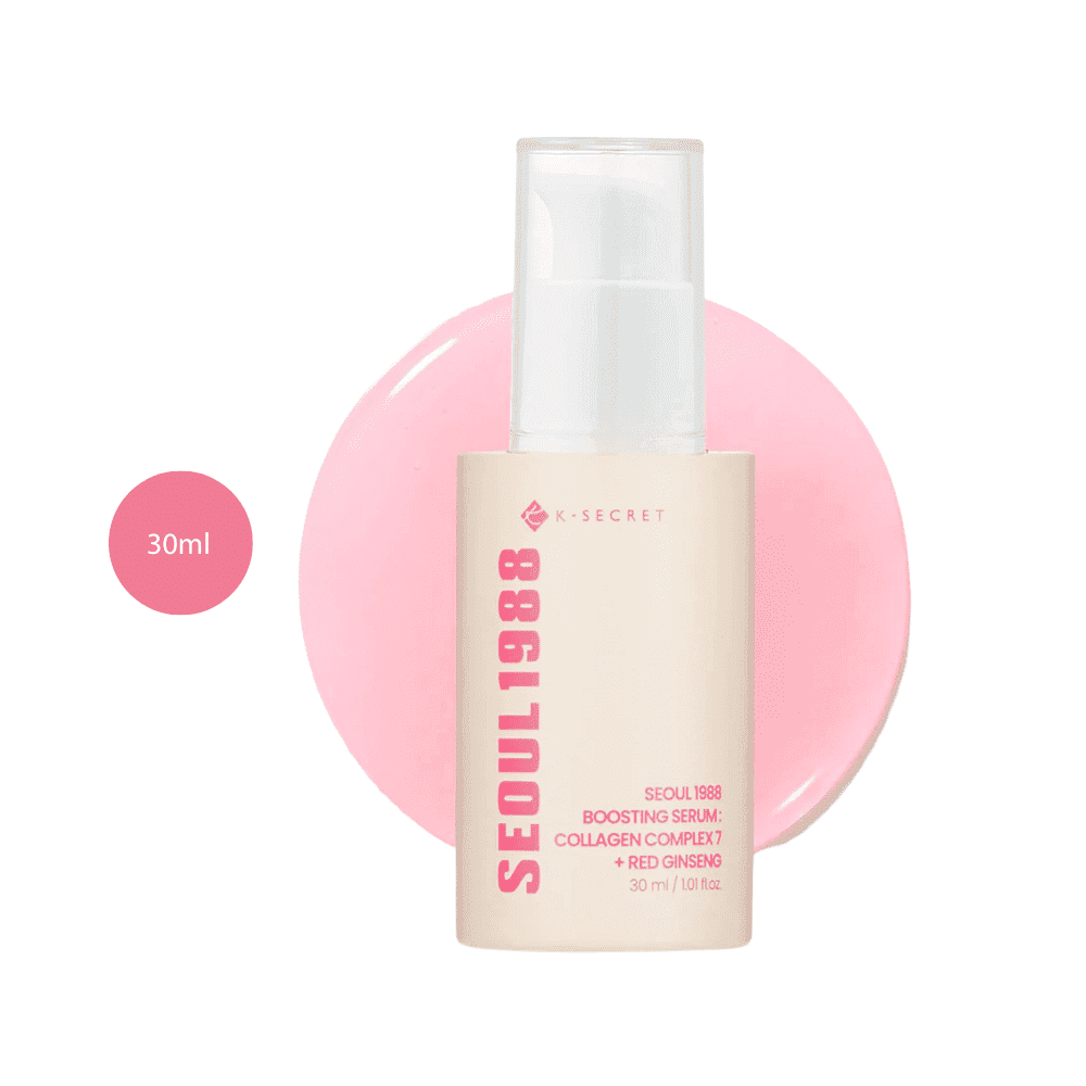 KSECRET SEOUL 1988 Boosting Serum : Collagen Complex 7 + Red Ginseng (30ml)