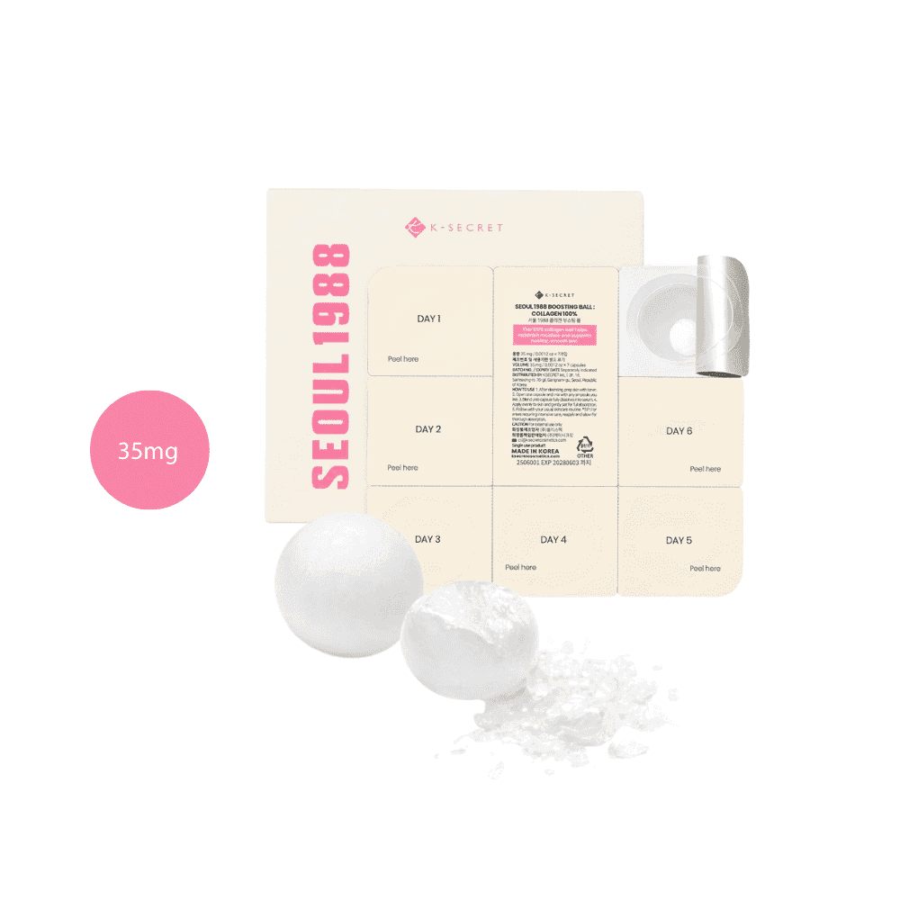 KSECRET SEOUL 1988 Boosting Ball : Collagen 100% (35mg x 7 capsules)
