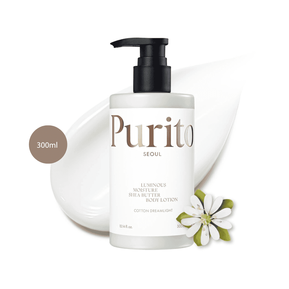 Purito Seoul Luminous Moisture Shea Butter Body Lotion - Cotton Dreamlight (300ml)