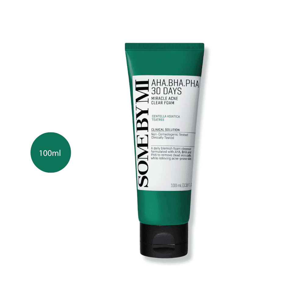 SOME BY MI AHA BHA PHA 30 Days Miracle Acne Clear Foam (100ml)