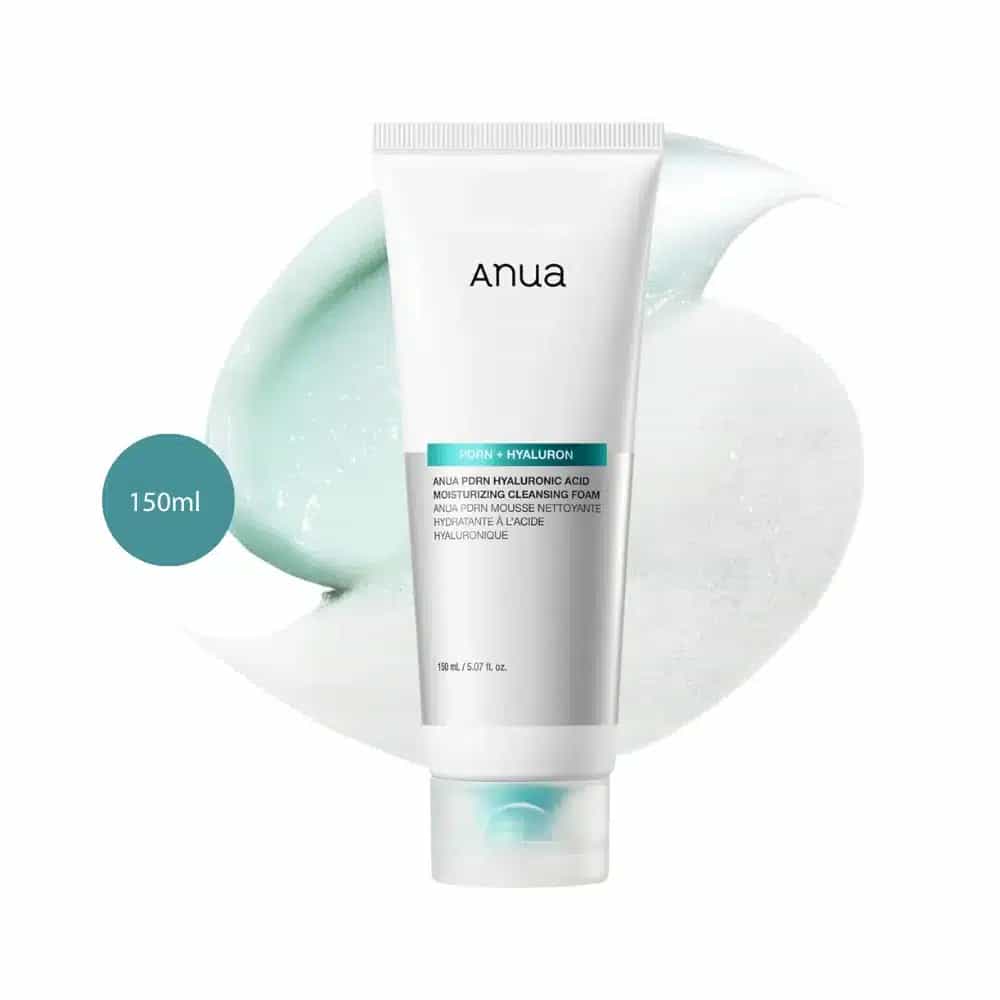 Anua PDRN Hyaluronic Acid Moisturizing Cleansing Foam (150ml)